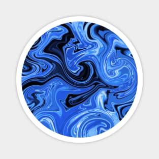 Blue swirl Magnet